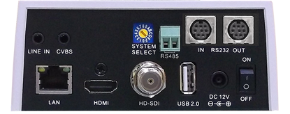 Интерфейсы камеры для видеоконференцсвязи Prestel HD-PTZ430ST