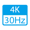 Поддержка разрешения 4К (4096×2160)