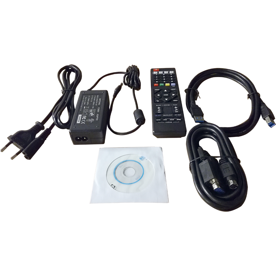 IP-камера для видеоконференцсвязи Prestel HD-PTZ5IP комплект поставки