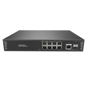 PoE L2+ коммутатор Prestel NS2-8C1-250P-2F1